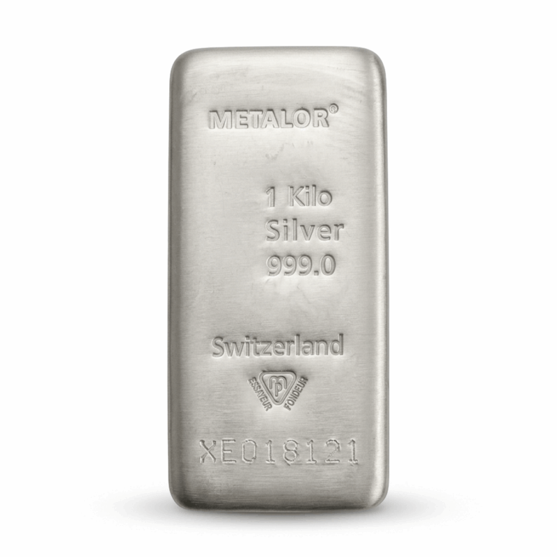 1 Kg Metalor Swiss Silver Bar