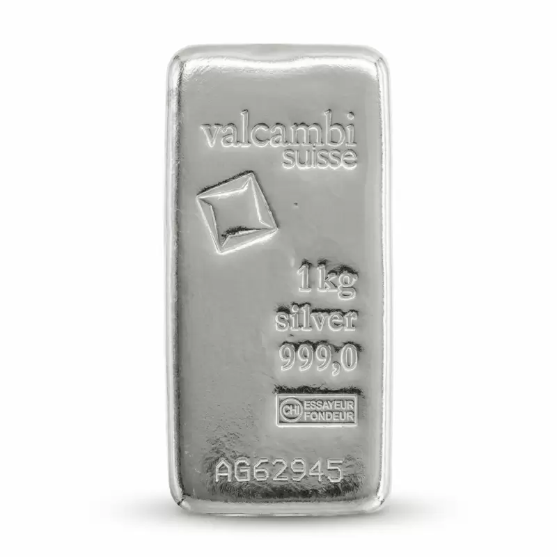 1 Kg Valcambi Swiss Silver Bar