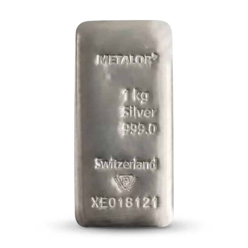 1 Kg Metalor Swiss Silver Bar